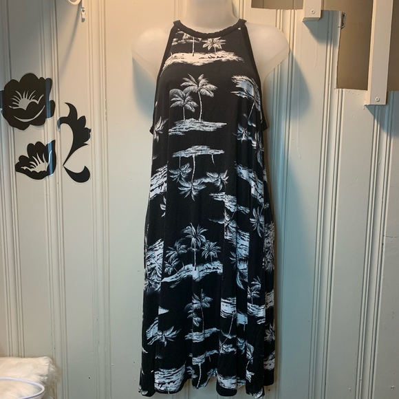 old navy palm tree dress